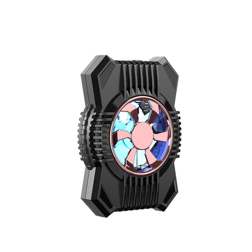 Universal Mobile Phone Cooling Fan - USB Game Cooler System with Adjustable Gamepad Holder Stand for iPhone, Samsung & Android - Perfect for Gaming, Streaming & Long Sessions (Color: A)