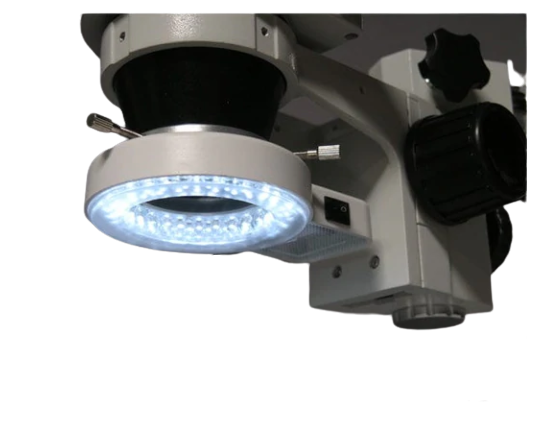 Amscope SM-3TZ-54S Trinocular Stereo Microscope with 3.5X-90X Magnification, LED Boom Stand & 10MP Camera - Ideal for Electronics Repair, Jewelry Inspection, and Scientific Research