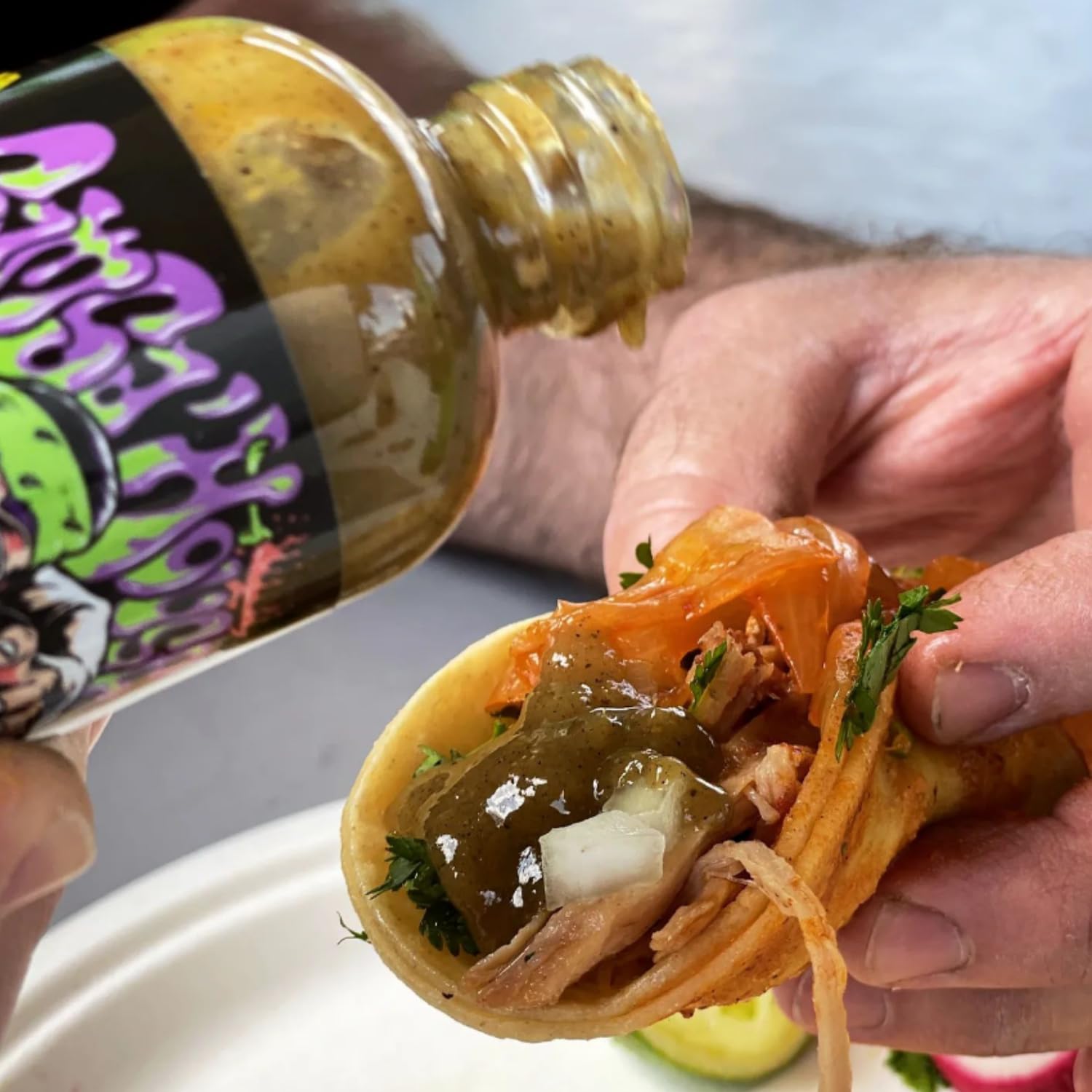 Hot Ones Season 23 Warmup Pack - 3-Pack of All Natural Hot Sauces (Smokey J, Stellar Fuzz & Queso Sin Queso) - 5 fl oz Bottles - Perfect for Spicy Food Lovers, Game Nights & Hot Sauce Challenges