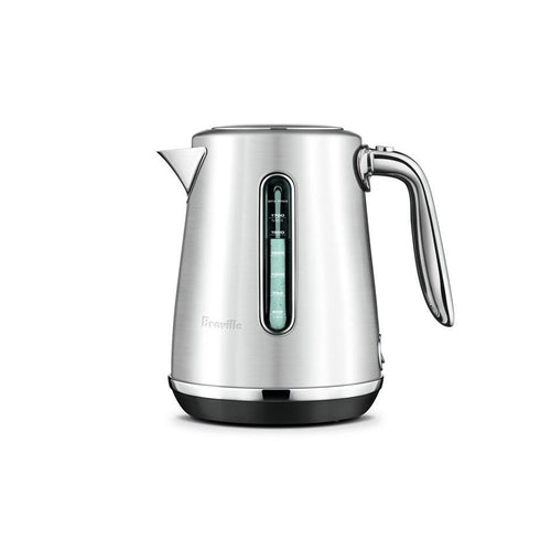 Breville BKE735BSS 1.7L Stainless Steel Soft Top Lux Kettle - Fast Boiling Electric Water Kettle for Tea, Coffee & Hot Beverages - Perfect for Home, Office & Kitchen Use