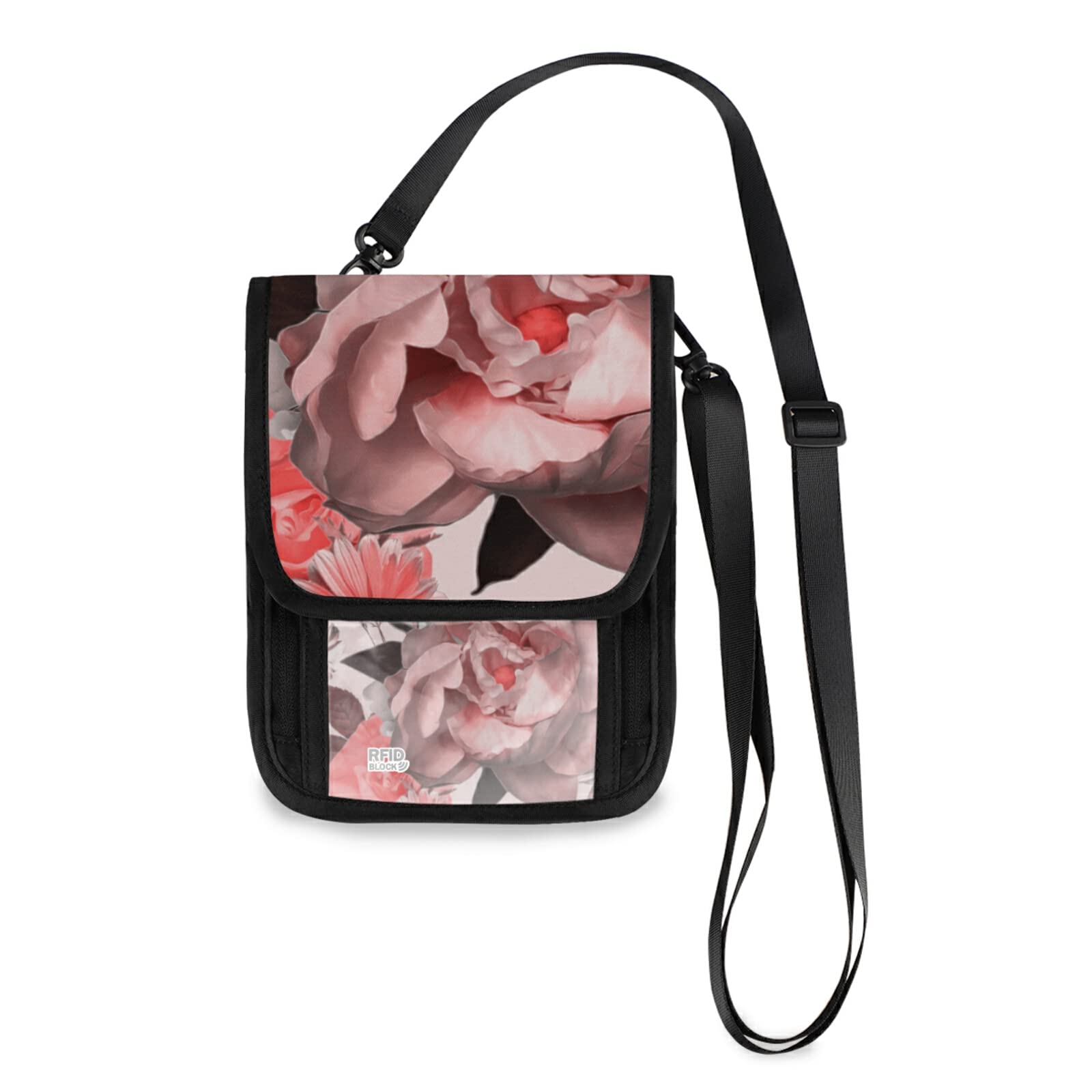 Small Crossbody Phone Purse for Women - Floral Mini Messenger Shoulder Bag with Wallet (5 Colors) | Perfect for Spring Outfits, Travel & Everyday Use