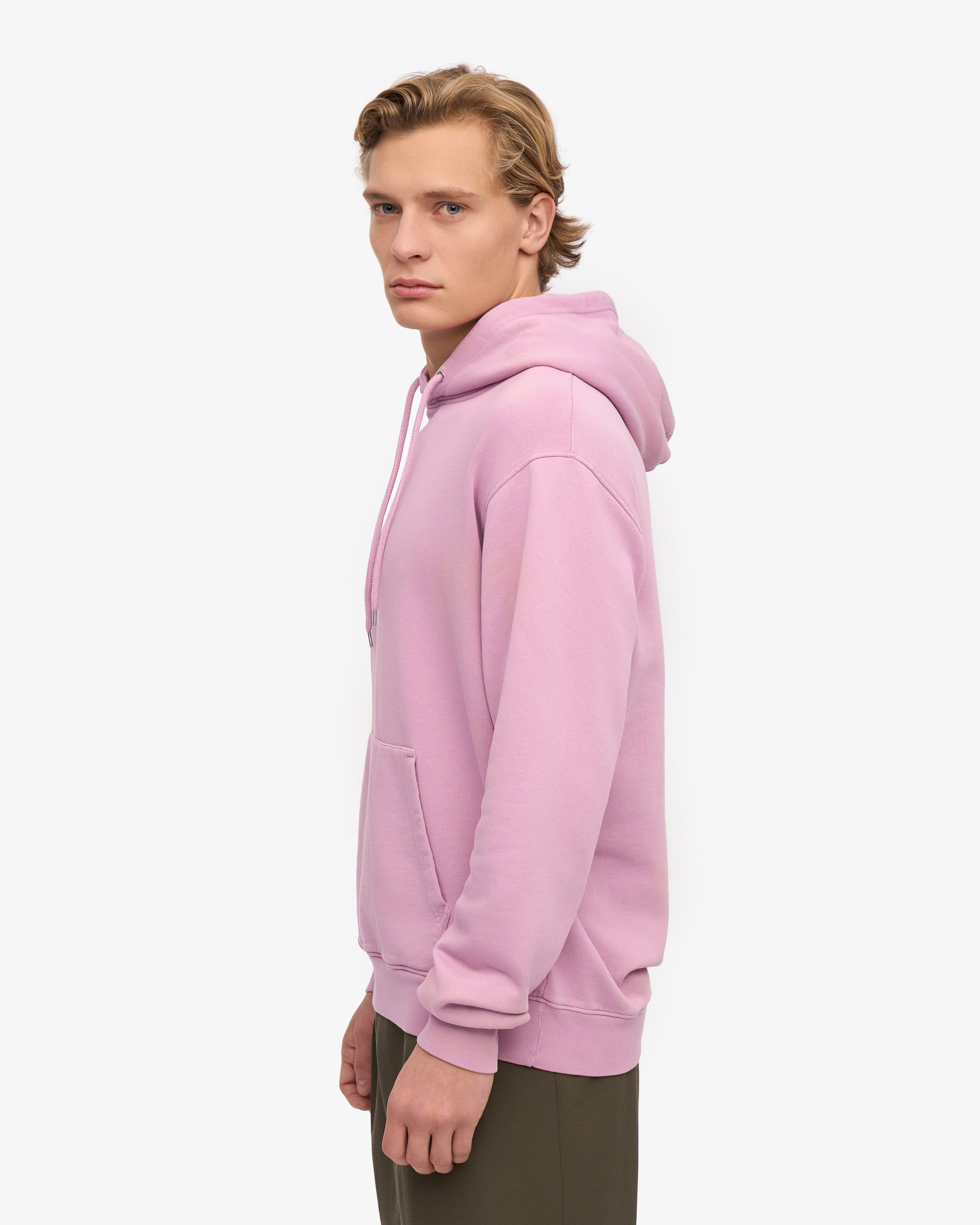 Organic Cotton Classic Hoodie with Cherry Blossom Print - Soft Unisex Pullover for Men & Women - Perfect for Casual Wear, Street Fashion & Spring Outfits