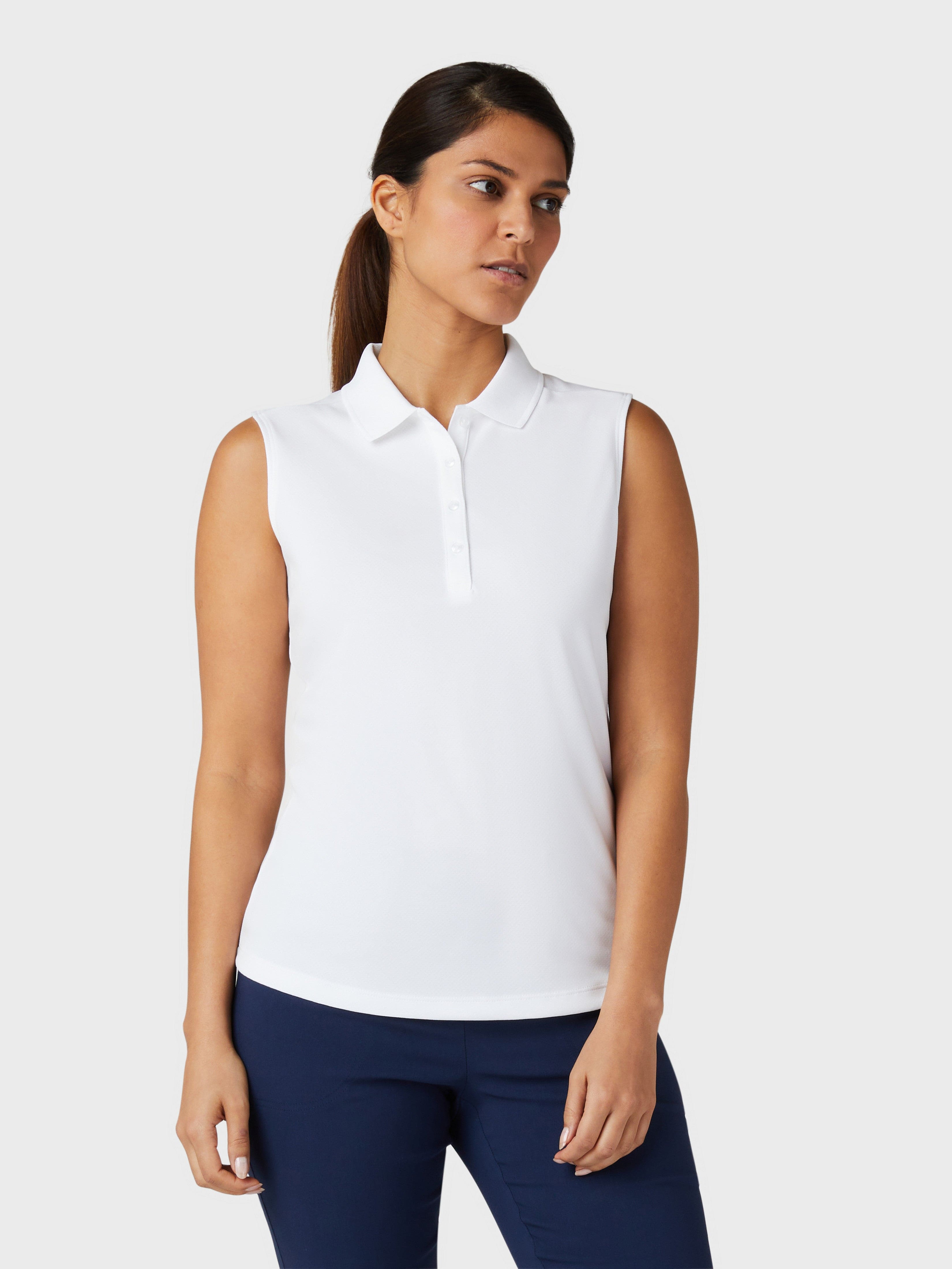 Men's Sleeveless Solid Color Knit Polo Shirt - Breathable Summer Casual Wear for Golf, Gym & Outdoor Activities