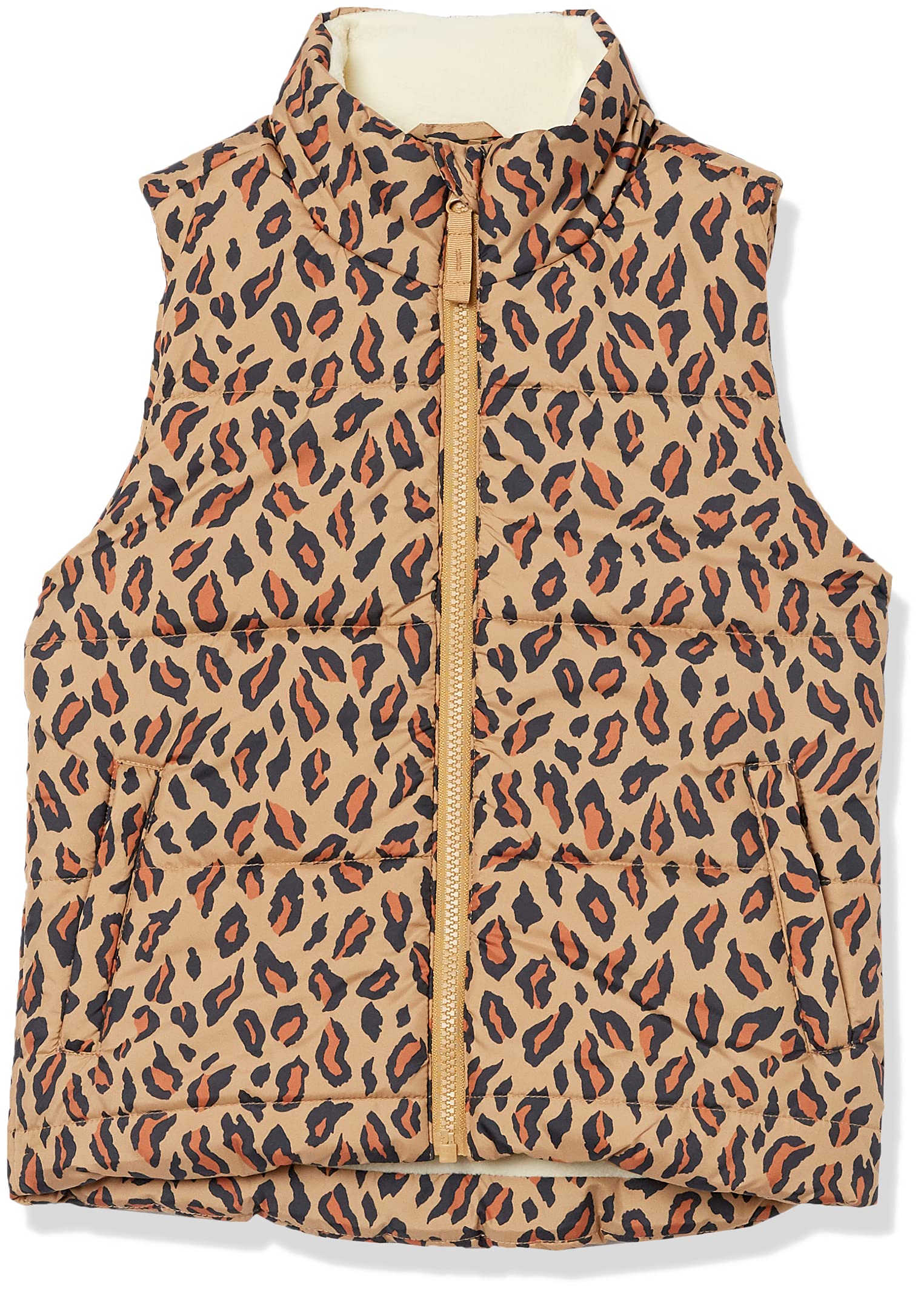 Amazon Essentials Girls & Toddlers' Heavyweight Puffer Vest - Warm Winter Outerwear for School, Play & Outdoor Activities