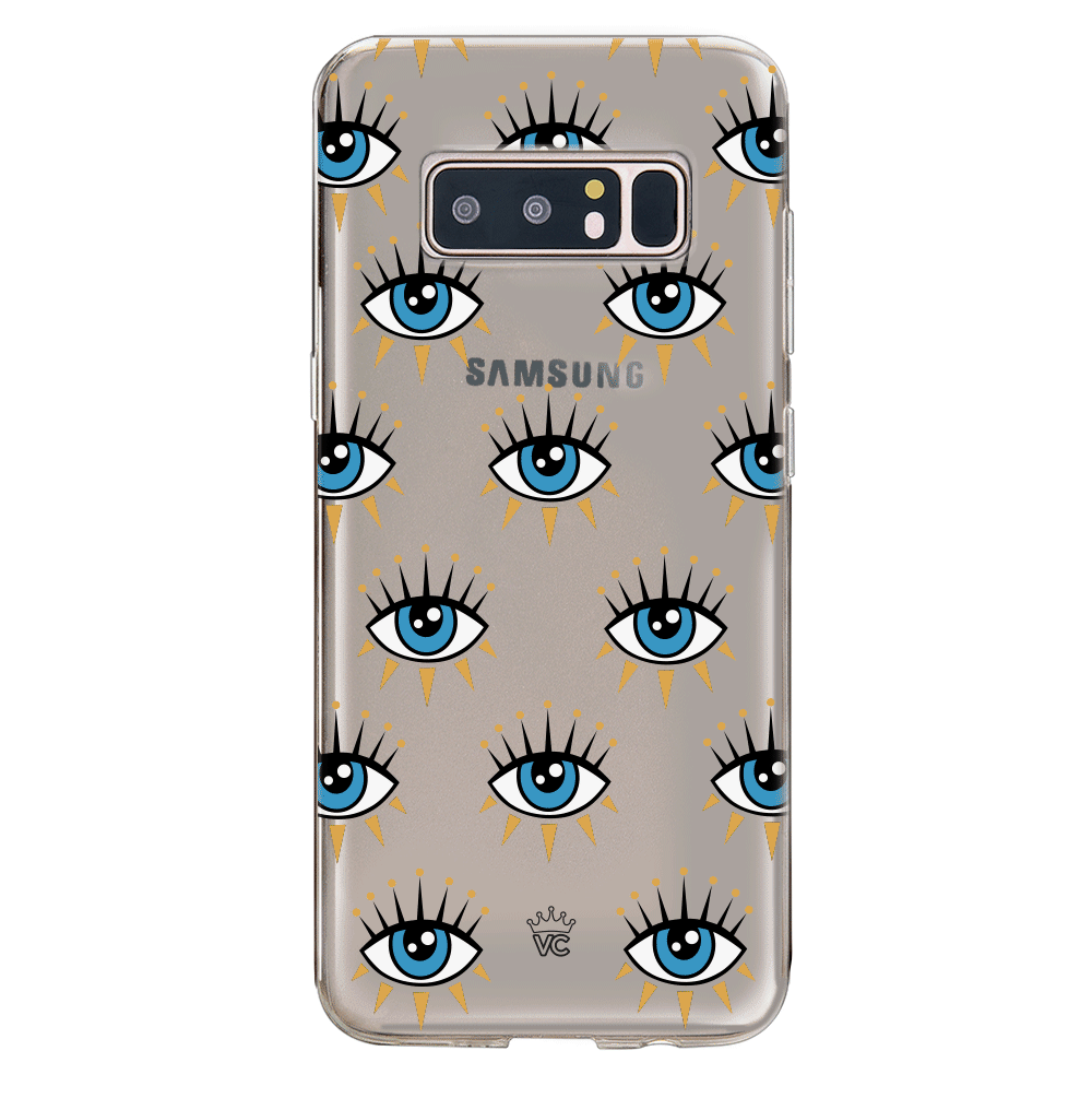 Evil Eye Protection Samsung Galaxy Phone Case - Stylish & Durable Cover for Good Luck Charm | Perfect for Travel, Daily Use & Gift Giving