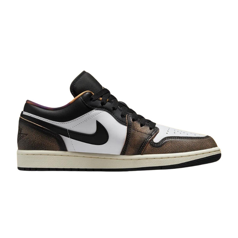Air Jordan 1 Low SE Sneakers - Yellow Black White Onyx Sail Colorway | Basketball Shoes for Men & Women | Perfect for Streetwear & Casual Outfits