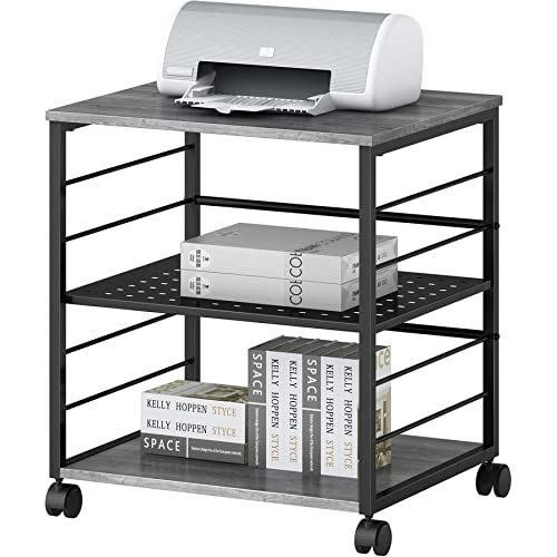 Lorell Under Desk Mobile Machine Stand - Heavy Duty Rolling Cart for Printers, Scanners & Office Equipment - Perfect for Home & Office Workspaces