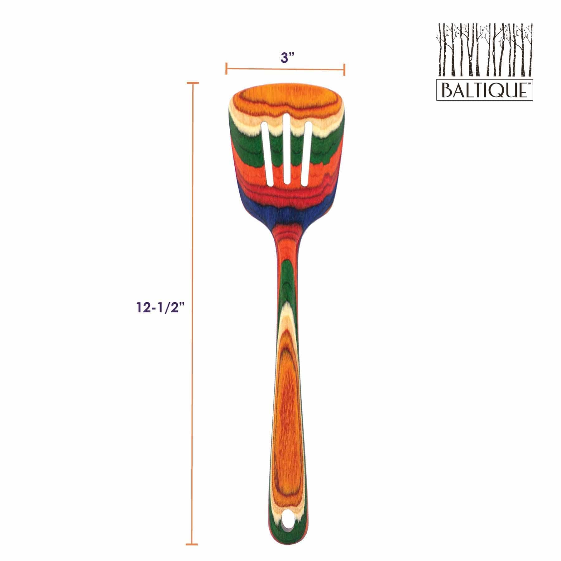 Baltique® Marrakesh Collection Slotted Spatula - 12.5 Inch Premium Kitchen Turner for Flipping Pancakes, Burgers & Eggs - Perfect for Non-Stick Pans, Grilling & Cooking Utensil Set