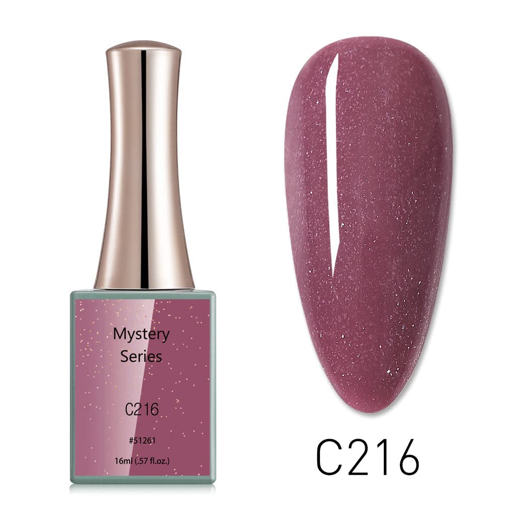 BELLE GAGA™ CANNI Gel Nail Polish - 16ml Soak Off LED UV Nail Gel for Manicure, Salon & DIY Home Nail Art (Color C216) - Perfect for Parties, Weddings, Holidays & Everyday Wear