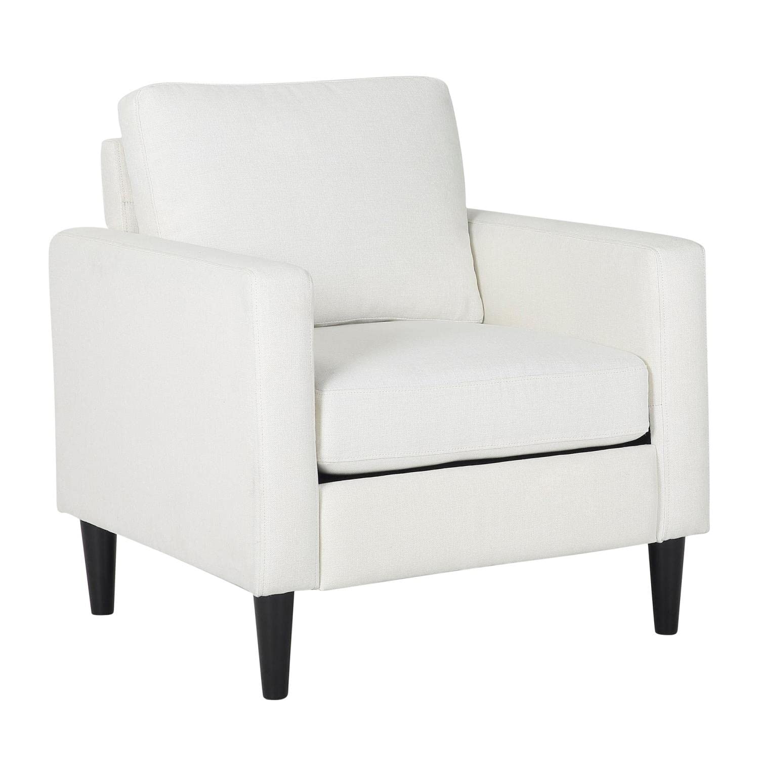 LumiSource Wendy Fabric Arm Chair - Modern Accent Chair for Living Room & Bedroom, Comfortable Upholstered Lounge Chair - Perfect for Reading, Relaxing, and Home Decor