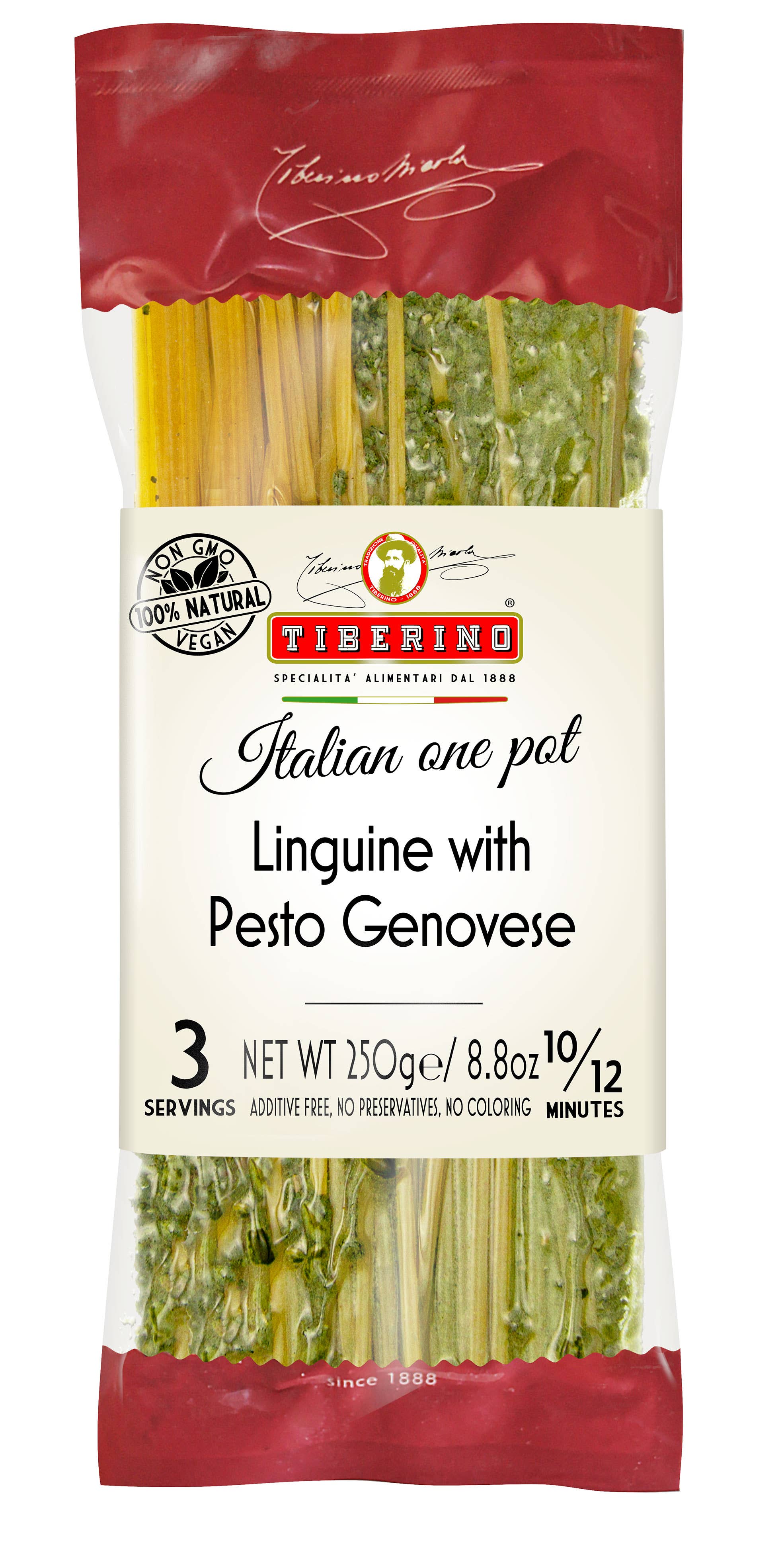 Delicious Linguine Pasta with Fresh Basil Pesto Sauce - Perfect for Italian Dinners & Romantic Date Nights