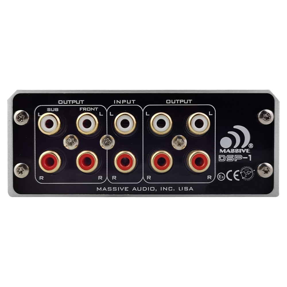 DSP 1 Digital Signal Processor with Built-In 4 Channel Amplifier - Perfect for Car Audio Systems & Home Theater Setups