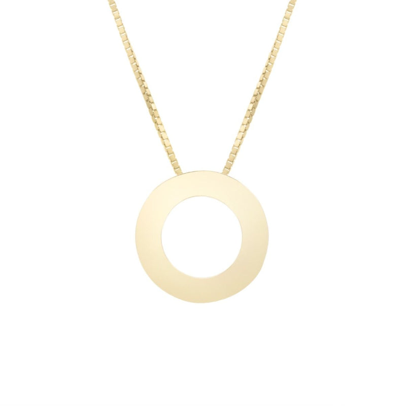 14K Gold Block Letter Initial Necklace - Personalized Monogram Pendant for Women - Perfect for Birthdays, Anniversaries & Gifts