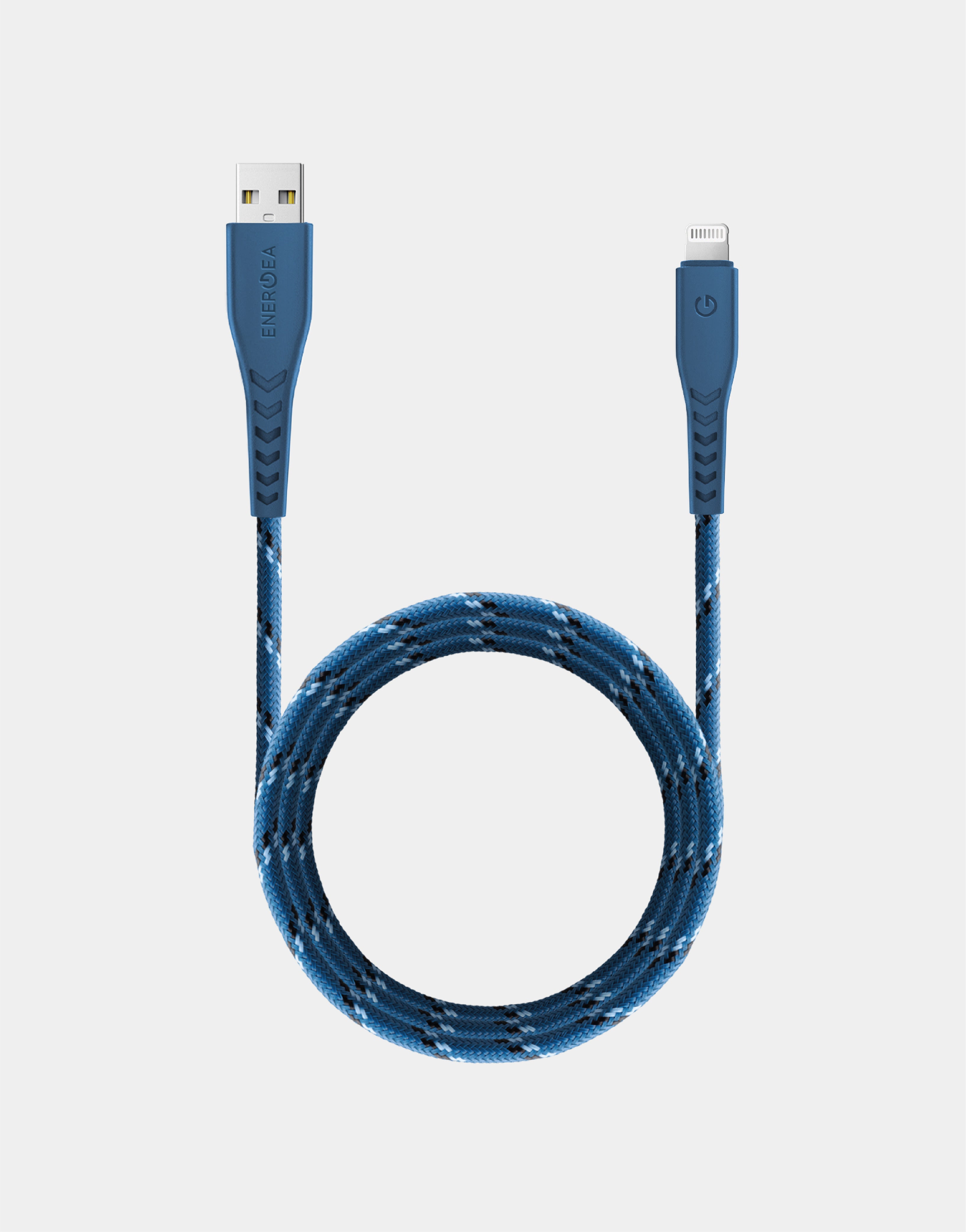NyloFlex Lightning to USB A Cable 1.5M (5ft) - Fast Charging & Sync Cable for iPhone, iPad - Durable Nylon Braided Cord for Home, Office, Car & Travel Use