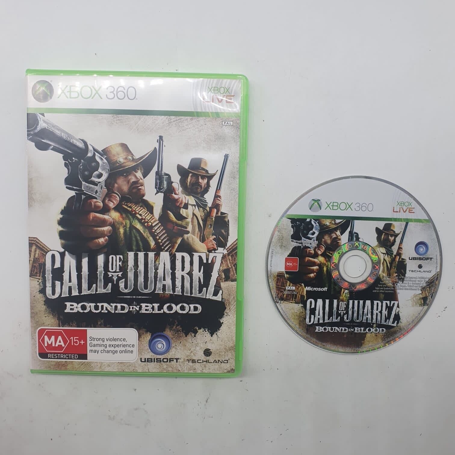 Call of Juarez: Bound in Blood - Xbox 360 Game (PAL Version) | Western Shooter Action Adventure for Single Player & Multiplayer Gaming