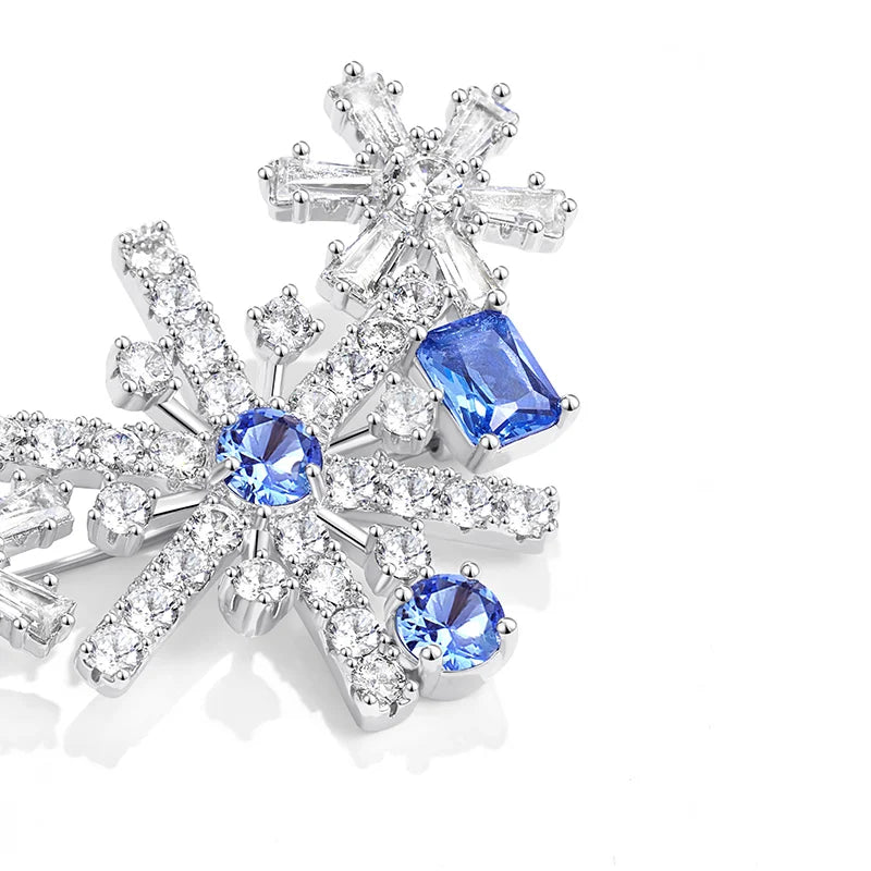 Elegant Crystal Brooch for Women - Vintage Rhinestone Pin for Dresses, Jackets & Scarves - Perfect for Weddings, Parties & Special Occasions
