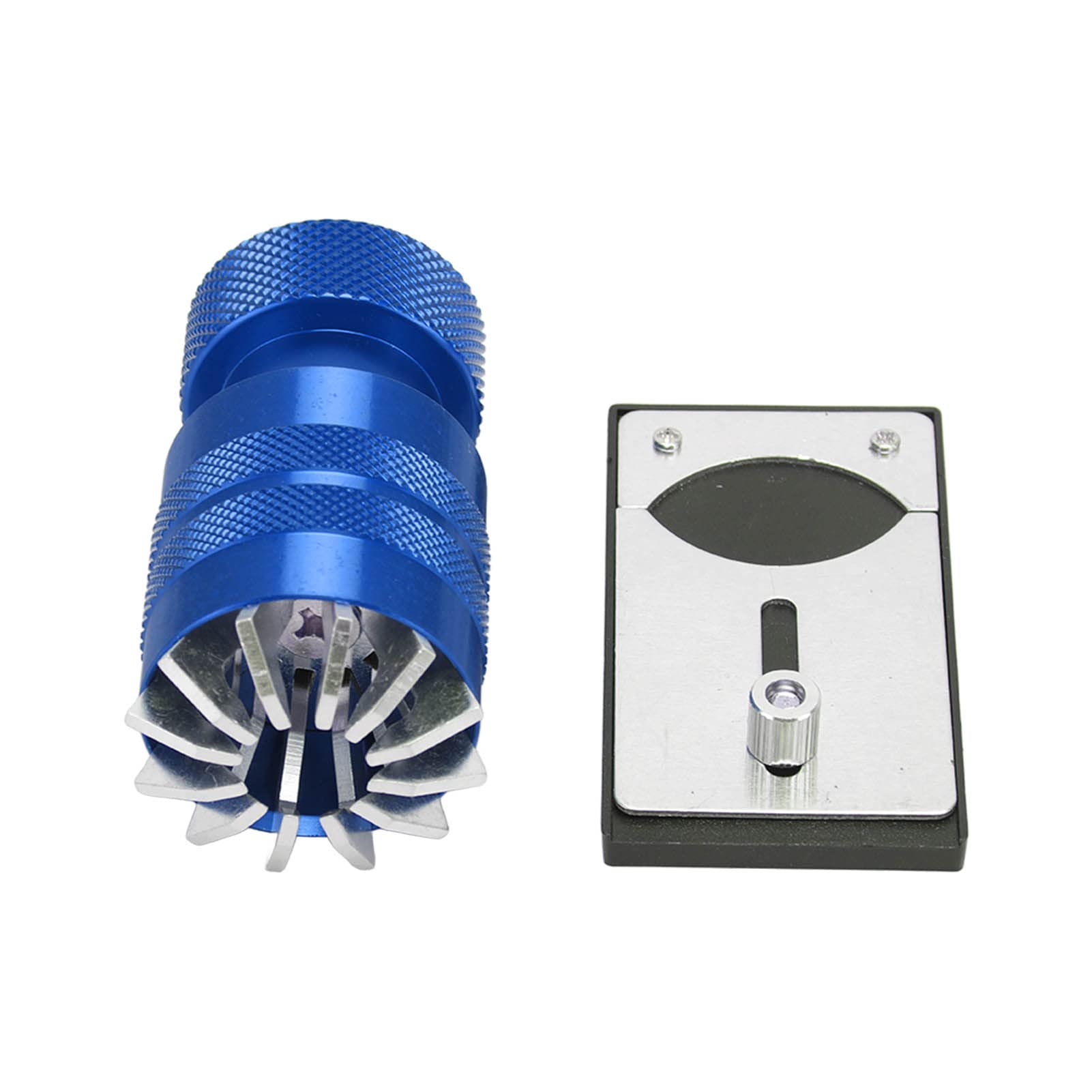 Professional Crystal Lift Watch Case Opener - Durable Hard Telescopic Tool for Watch Repair & Jewelry Making (Blue) - Perfect for Clock Shops, Watchmakers & DIY Enthusiasts