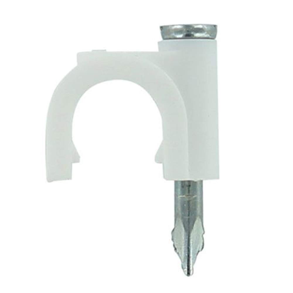 6mm White Bridge Connectors - Box of 100 | Durable Plastic Jewelry Making Supplies for Beading, Crafting & DIY Projects