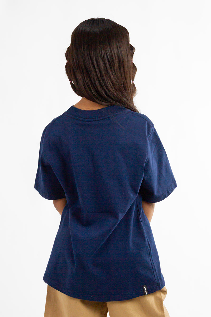 Santa Cruz Kids T-Shirt - MC Regular Print M8 Blue - Comfortable Cotton Tee for Boys & Girls - Perfect for Casual Wear, School & Playtime