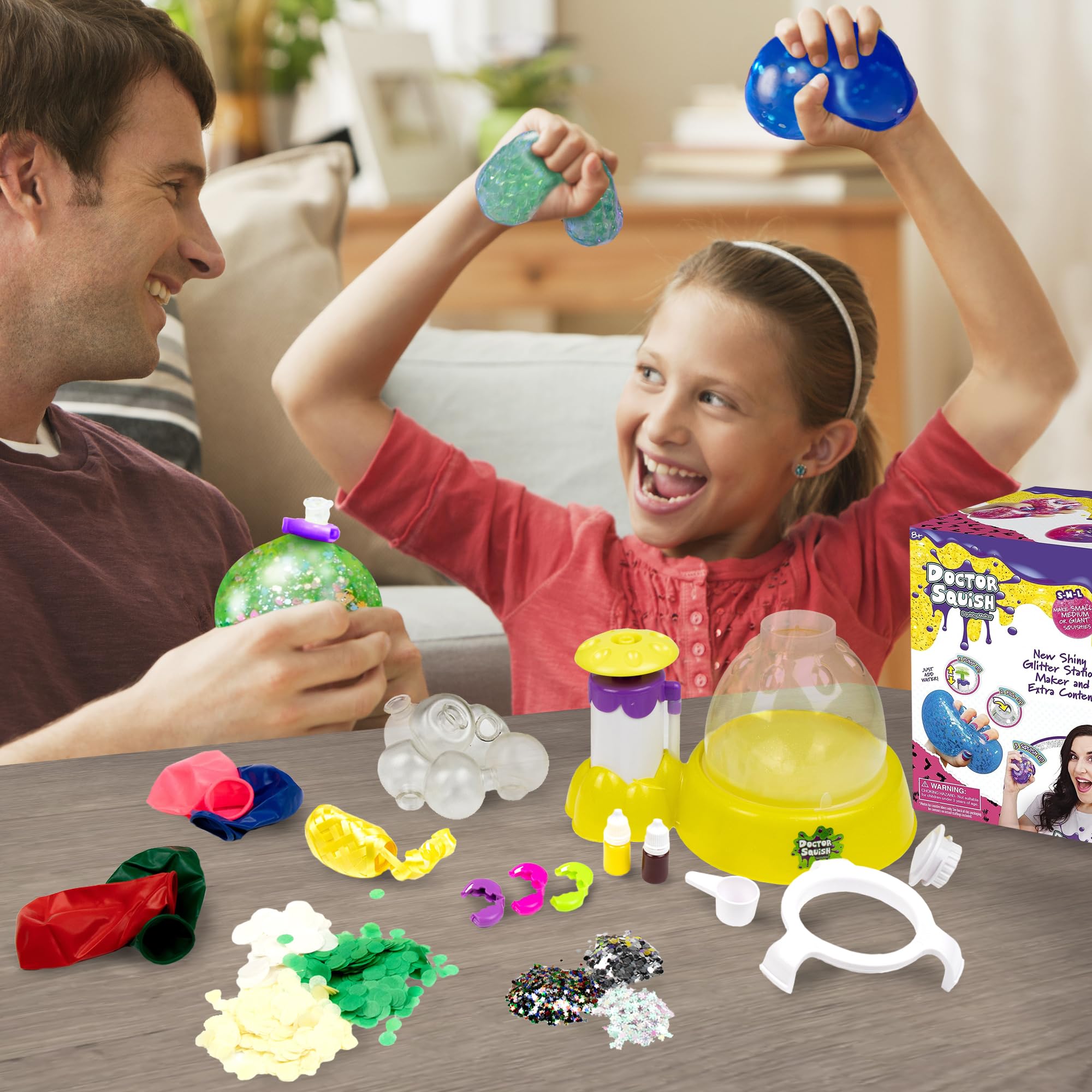 Doctor Squish - Squishy Maker Station - Amazon Exclusive DIY Toy Kit for Kids Ages 8+ | Create Custom Squishy Toys at Home | Perfect for Stress Relief, Sensory Play & Creative Fun