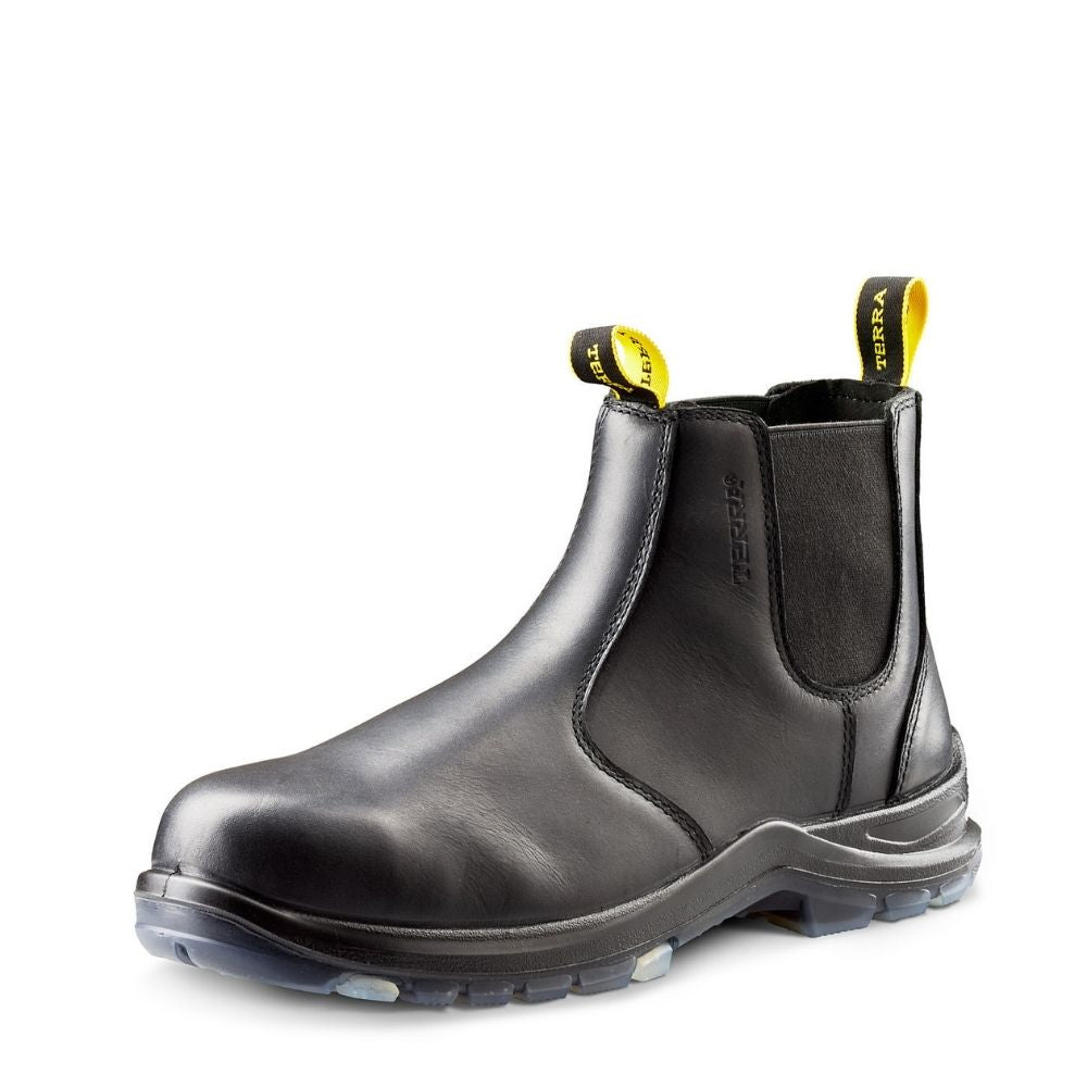 **Terra Murphy Unisex 6 Composite Toe Slip-On Work Boots TR0A4NRFBLK – Black – Durable & Comfortable for Construction, Warehouse & Outdoor Work**
