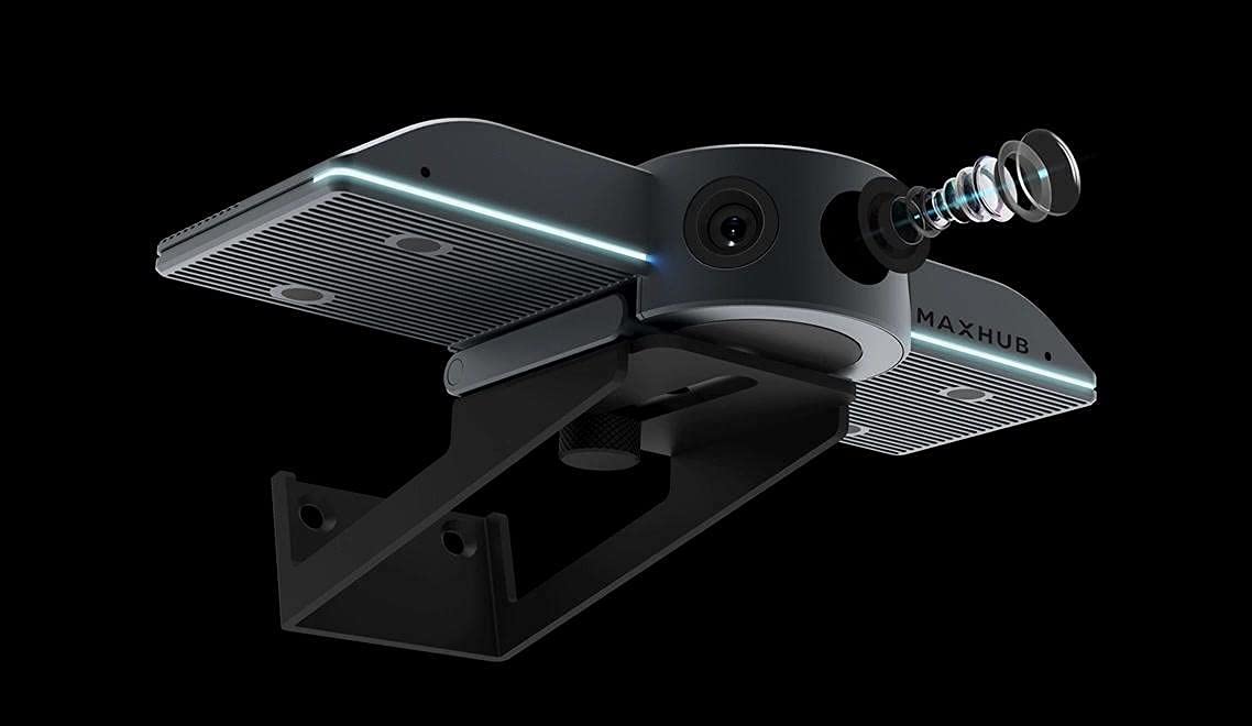 UC M30 4K Webcam with Built-in Microphone - 180° Panoramic HD Camera for Laptop, Mac & PC - Perfect for Video Conferencing, Online Teaching, Live Streaming & Gaming - Ideal for Zoom, Skype, Teams & Remote Work