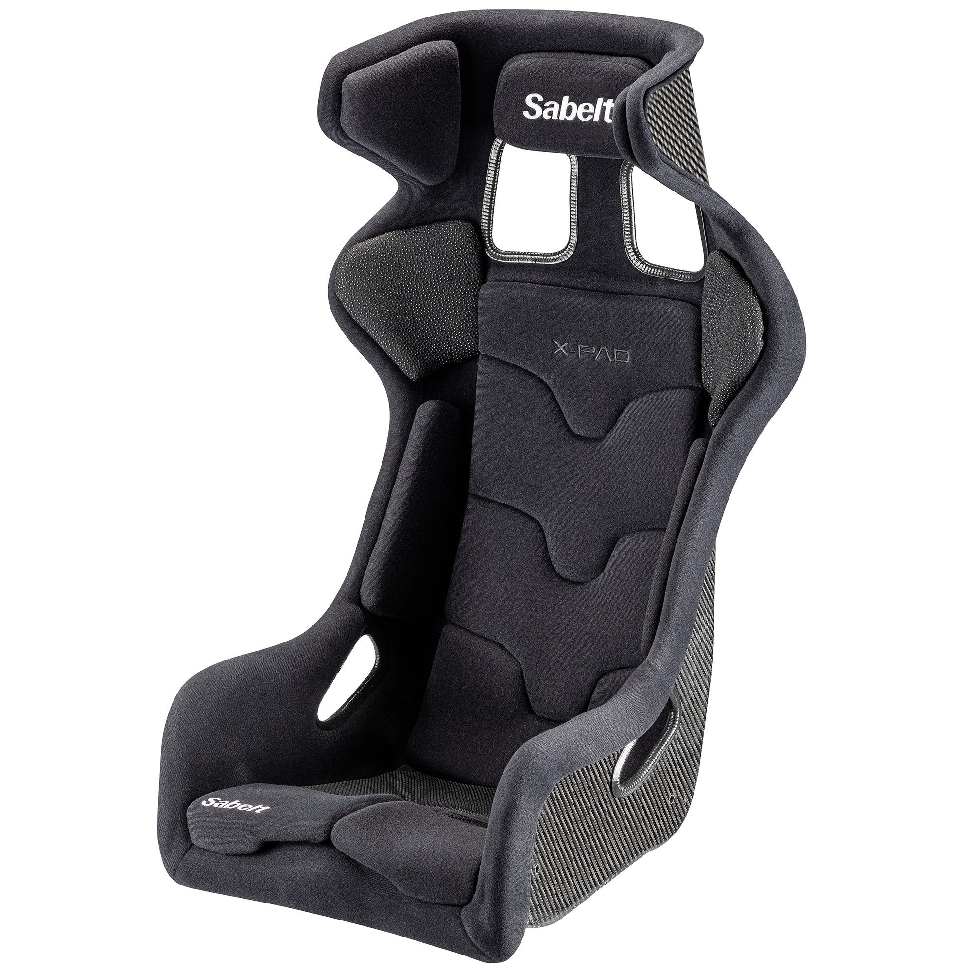 Sabelt X PAD Carbon Fiber Racing Seat - Lightweight & Durable for Track, Drifting & Sim Racing - Perfect for Sports Cars & High-Performance Vehicles