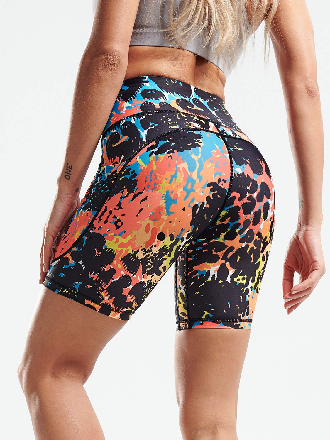 CADMUS High Waist Yoga Shorts for Women - 3/4/6/7/8 Inch Inseam Workout Running Biker Shorts with Naked Feeling Technology | Perfect for Yoga, Gym, Running & Lounge Wear