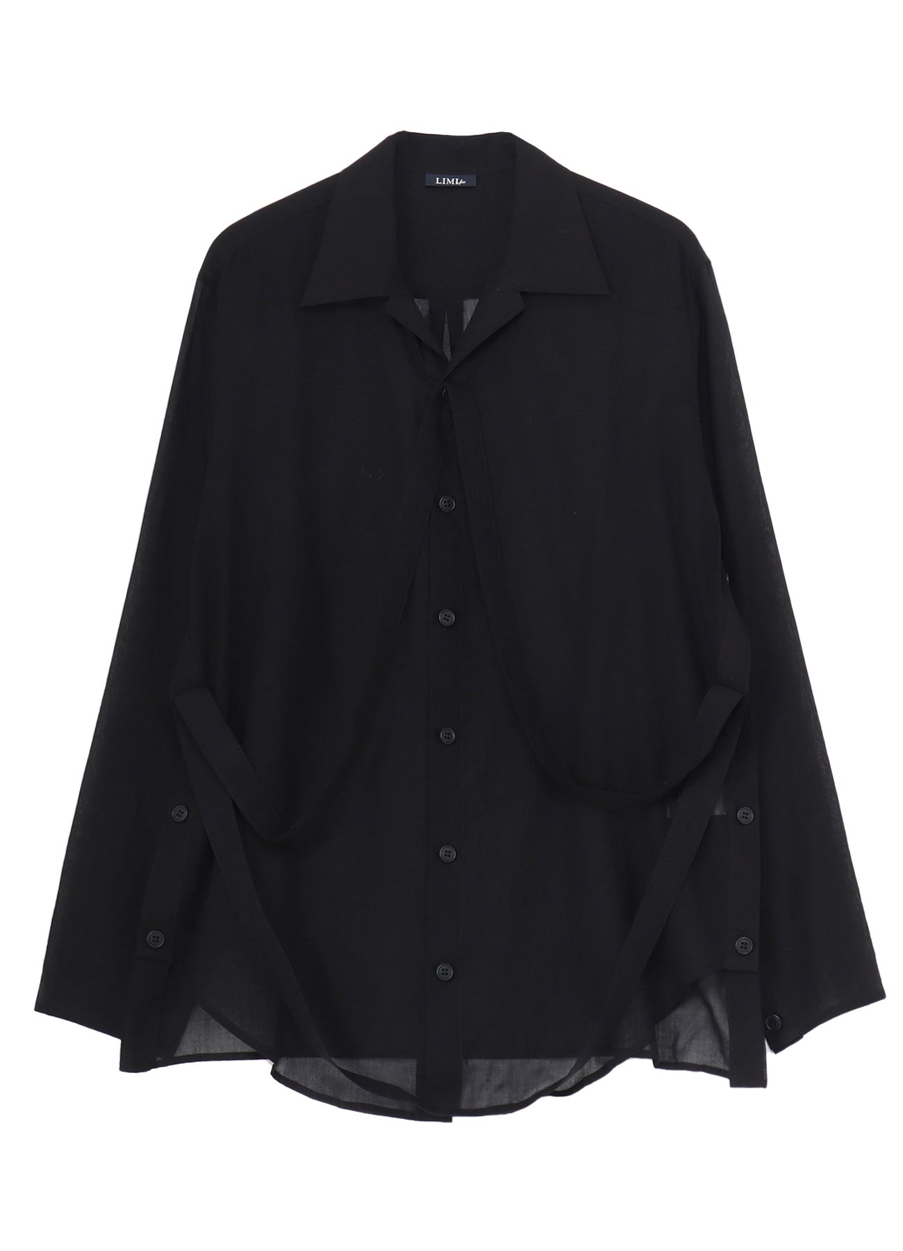 Elegant Chiffon Blouse with Adjustable String Tie - Women's Fashion Top for Casual & Office Wear