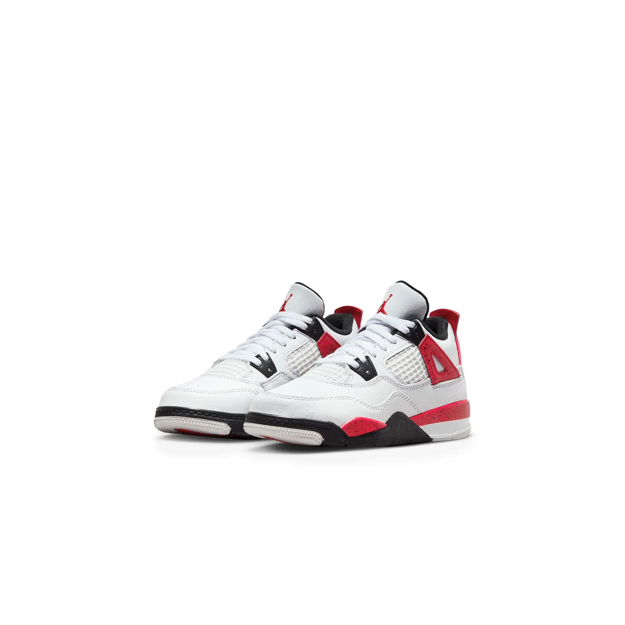 Air Jordan 4 Retro Red Cement Basketball Shoes for Kids (PS) - Perfect for Court Play and Street Style Fashion