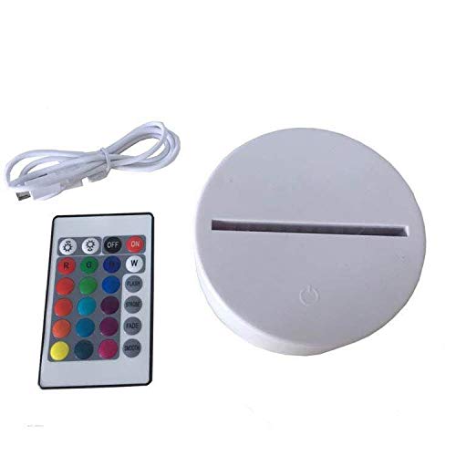 OURLITIME Multicolor LED Night Light with Motion Sensor, Portable ABS Remote Control Bedside Lamp - Perfect for Kids' Rooms, Bedrooms, and Nighttime Reading (Gift Idea for Men & Children)