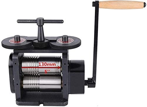 85mm Rolling Mill Machine for Jewelry Making - Metal Sheet & Wire Flat Press Tool - DIY Repair & Metalworking (Black) - Perfect for Jewelers, Blacksmiths & Metal Crafters