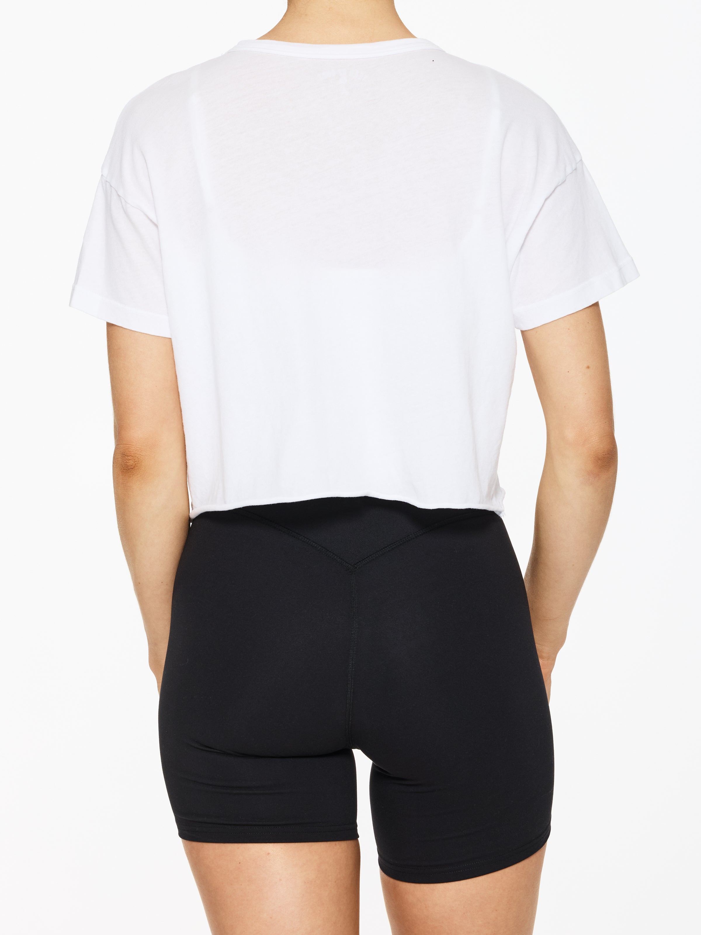 Year Of Ours Yos Cropped Tee - Women's Trendy Short Sleeve T-Shirt for Casual Outfits & Summer Fashion