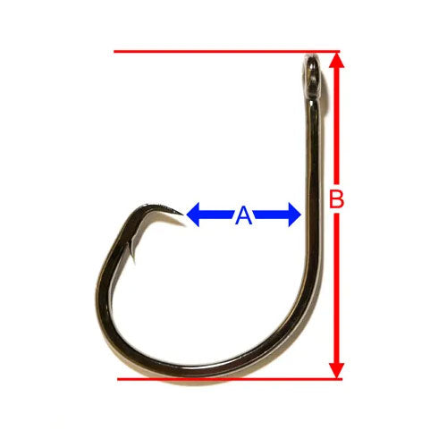 Quick Rig Super Charlie Brown Circle Hooks - Premium Saltwater Fishing Hooks for Strong Hookset - Perfect for Offshore Fishing, Trolling & Big Game Fishing