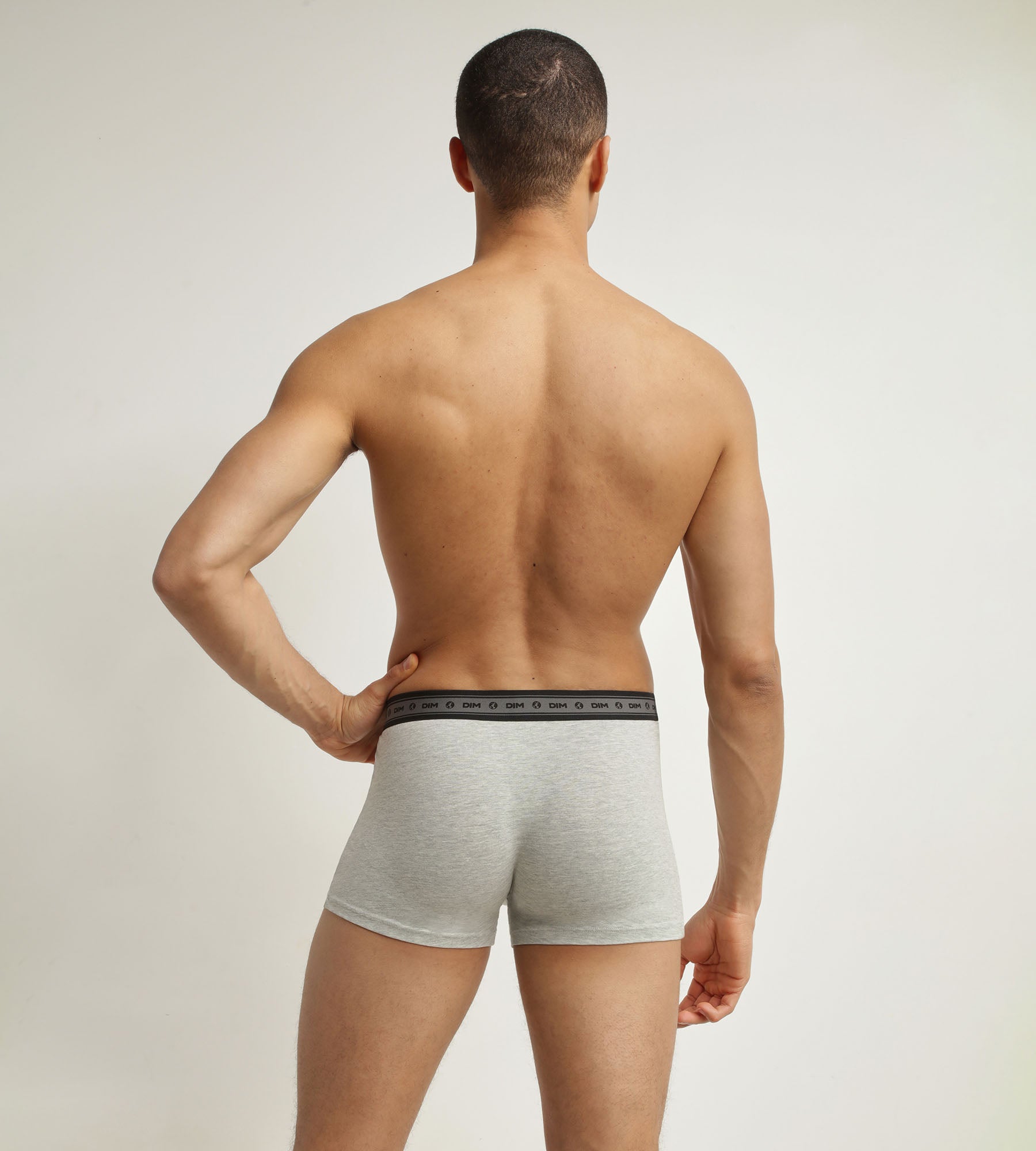 Organic Cotton Men's Boxer Briefs 3-Pack - Black & Gray | Soft, Breathable & Comfortable Underwear for Everyday Wear & Active Lifestyles