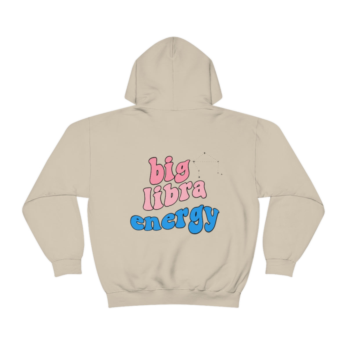 Big Libra Energy Hoodie - Zodiac Sweatshirt for Astrology Lovers | Libra Constellation Sweater | Perfect Christmas Gift for Libras | Cozy Fall & Winter Fashion for Casual Wear