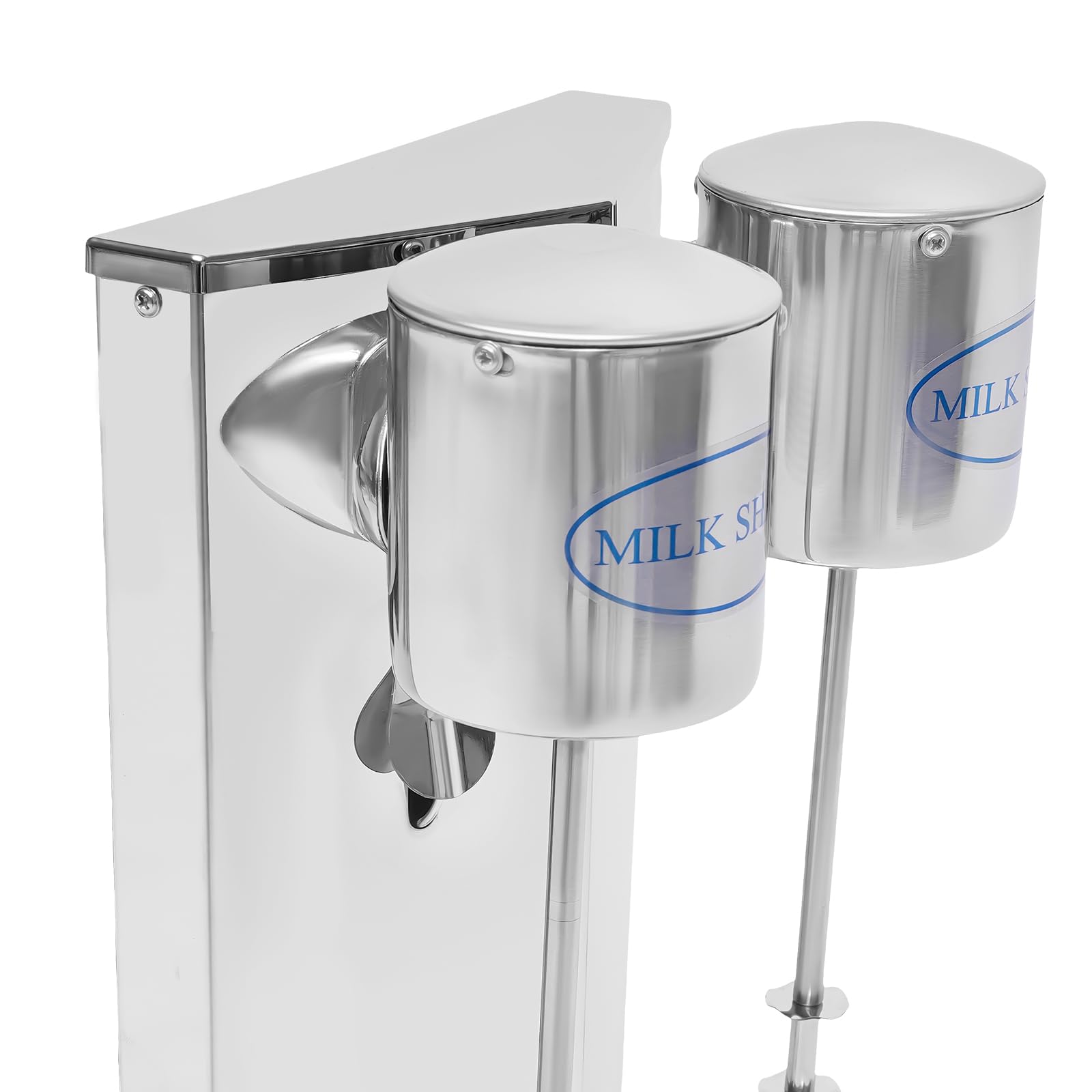 Commercial Double Head Milk Shake Machine 180W x 2 - Stainless Steel Protein Shake & Smoothie Mixer for Gym, Restaurant, Cafe, or Home Use - Perfect for Making Protein Shakes, Fruit Smoothies, and Healthy Drinks