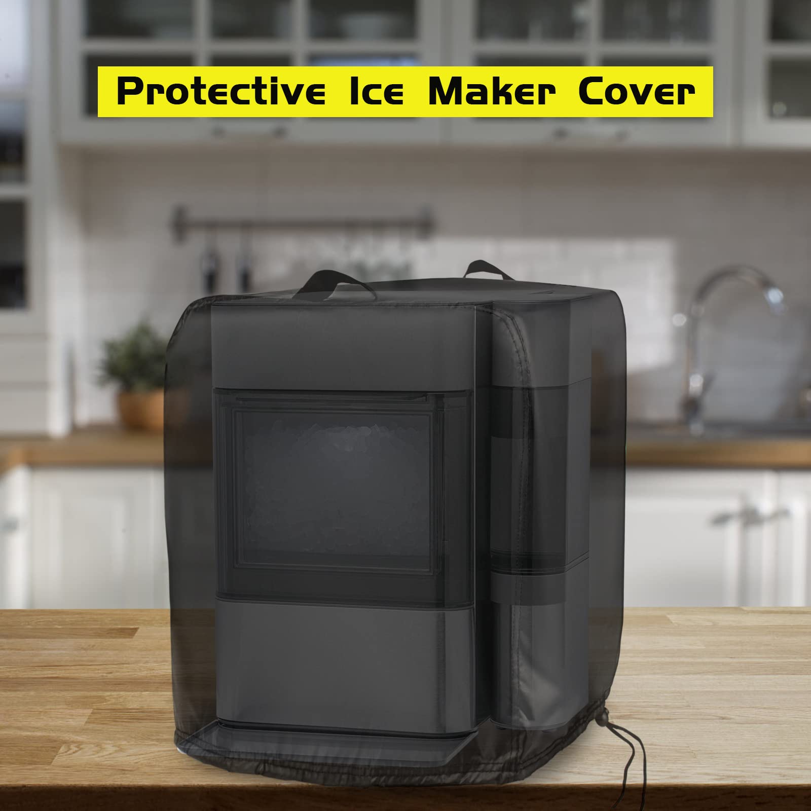 Waterproof & Dustproof Ice Maker Cover for GE Profile Opal 2.0 Nugget Ice Maker - 18