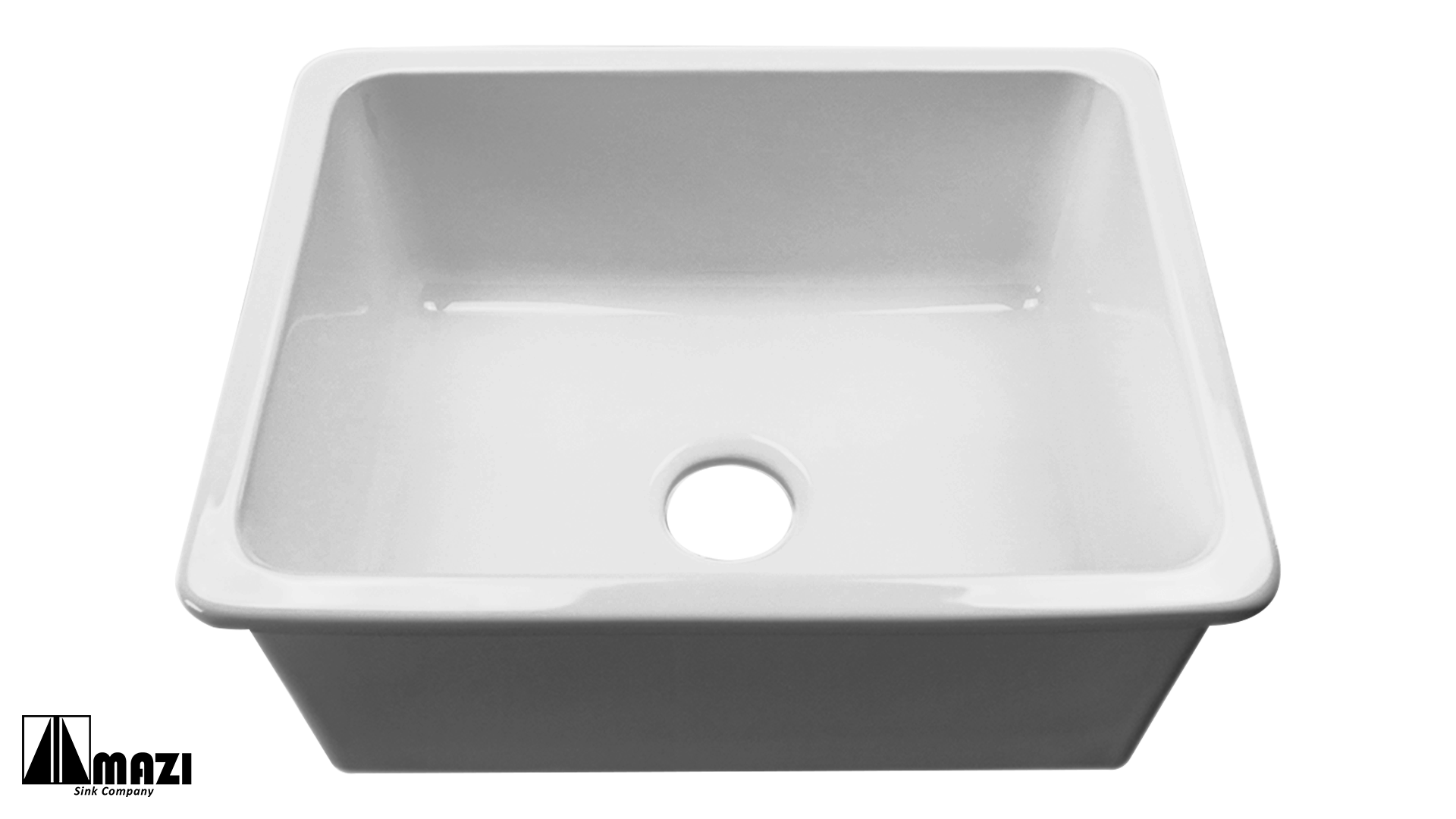Ceramic Undermount Laundry Sink 1898UM - Durable White Utility Sink for Laundry Room, Basement & Garage - Heavy-Duty Farmhouse Style Wash Basin