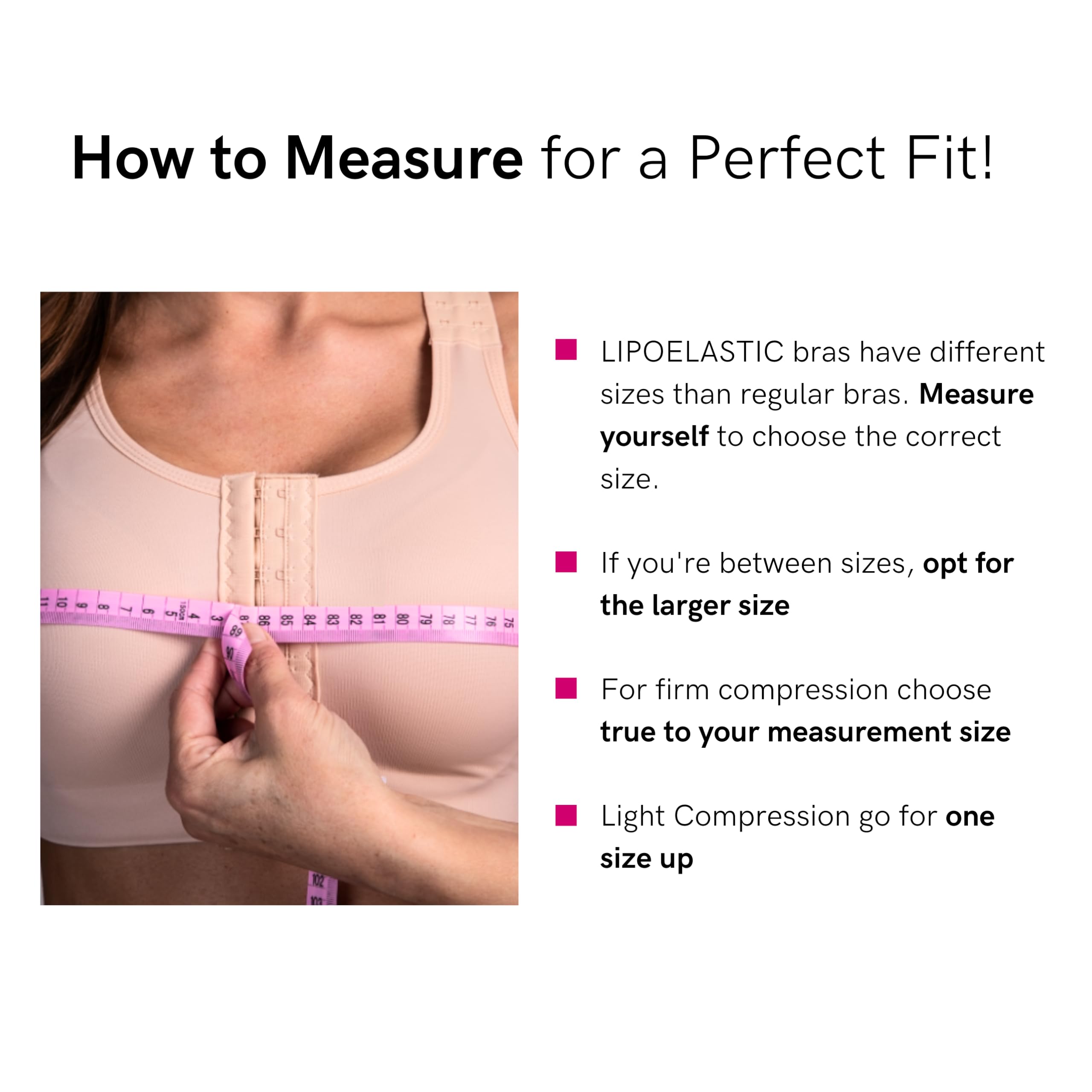 LIPOELASTIC PI Active Mastectomy Bra - Post Surgery Front Closure Compression Bra for Women | Comfortable Recovery Wear After Lumpectomy & Breast Cancer Surgery
