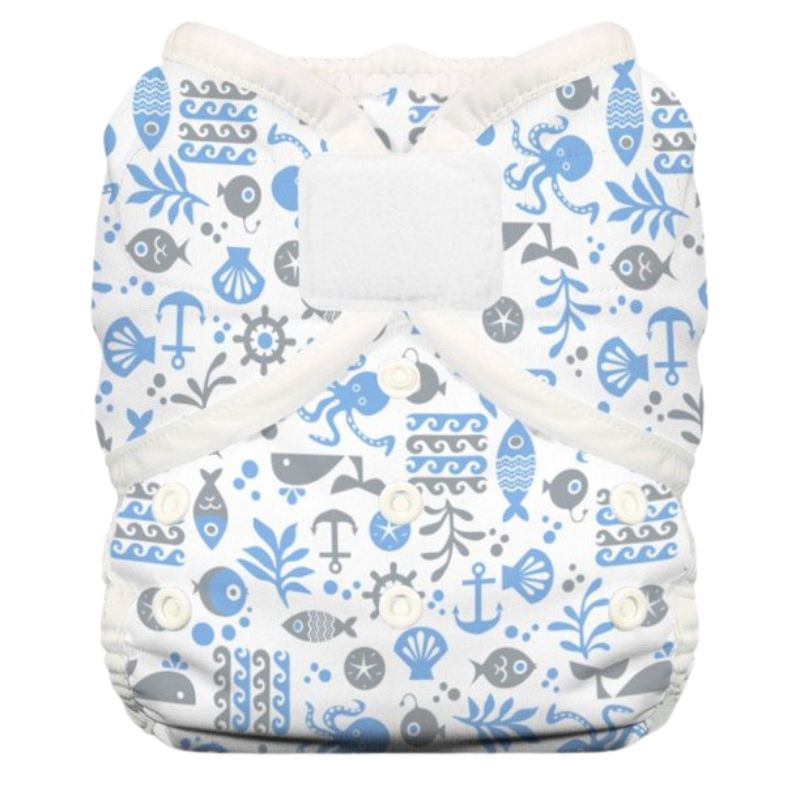 Thirsties Duo Hook & Loop Cloth Diaper - Soft, Adjustable & Reusable for Babies - Perfect for Daycare, Travel & Eco-Friendly Parenting