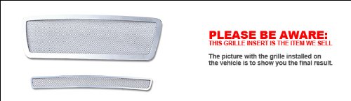 Premium Stainless Steel Chrome Mesh Grille Insert Combo for 2004-2005 Ford F-150 - Upper & Lower Bumper Replacement (N19-T79977F) | Durable Protection & Custom Style Upgrade for Trucks