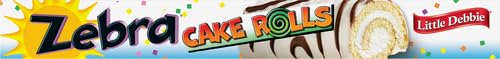 Little Debbie Zebra Cake Rolls - Individually Wrapped Snack Cakes (13.1 Oz, 6 Count) | Perfect for Lunchboxes, Office Snacks & Party Desserts