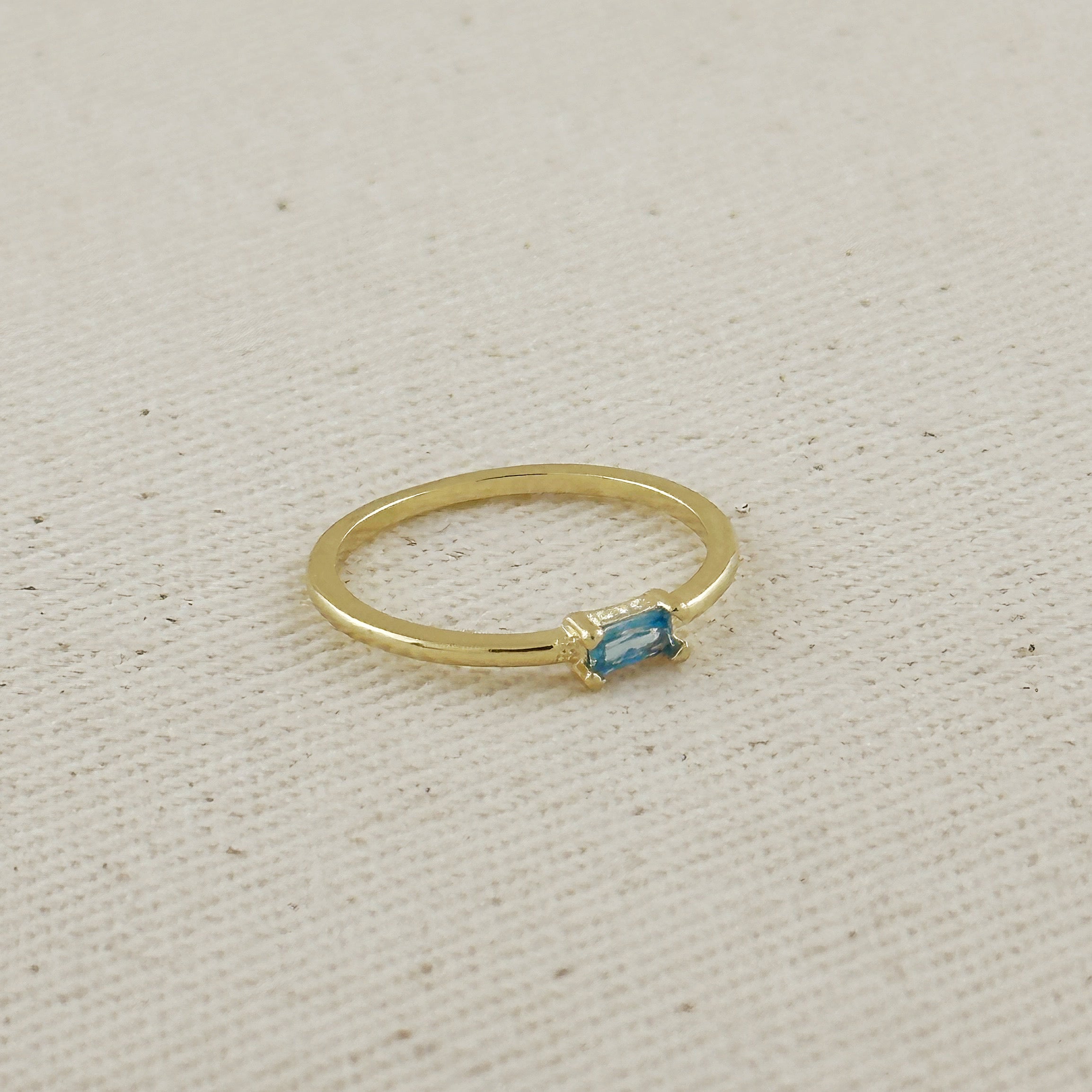 18K Gold Filled Birthstone Rings for Women - Personalized Zodiac Jewelry Gift for Birthday, Anniversary & Mother's Day - Elegant Stackable Rings for Everyday Wear & Special Occasions
