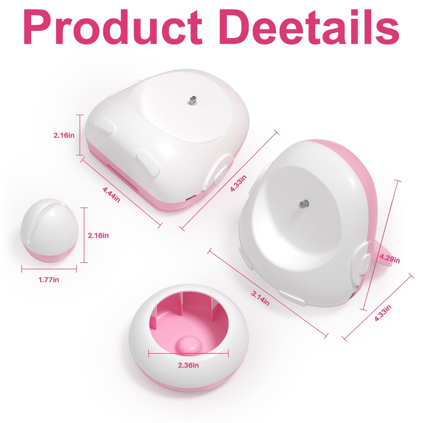 2-in-1 Cordless Electric Bead Spinner for Jewelry Making - Clay & Seed Bead Spinner Tool for Bracelets, Necklaces & DIY Crafts (Pink, Includes Beads) - Perfect for Jewelry Artists, Hobbyists & Gift Making