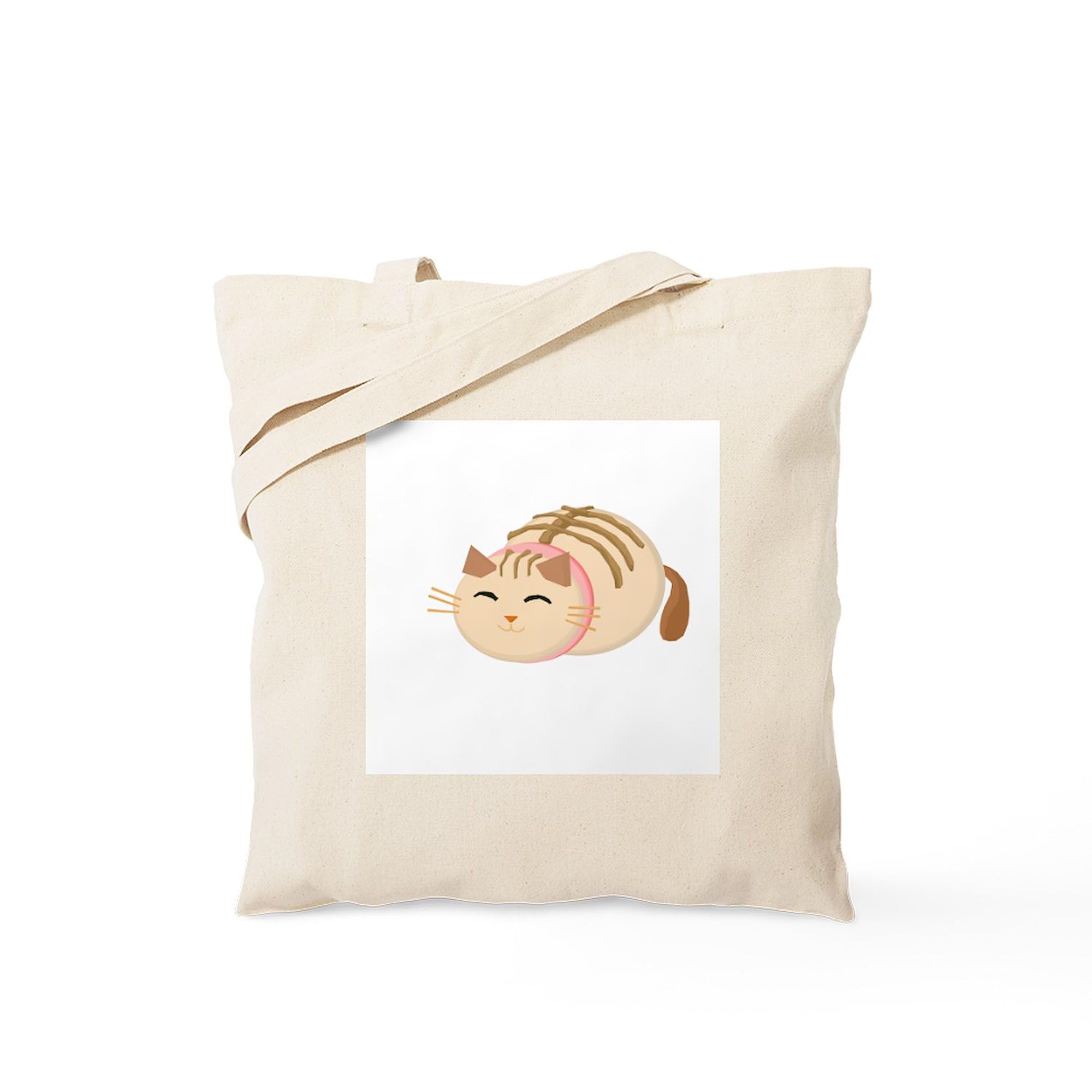 Sushi Cat Tote Bag - Natural Canvas Reusable Shopping Bag for Groceries, Beach & Everyday Use | Eco-Friendly & Durable