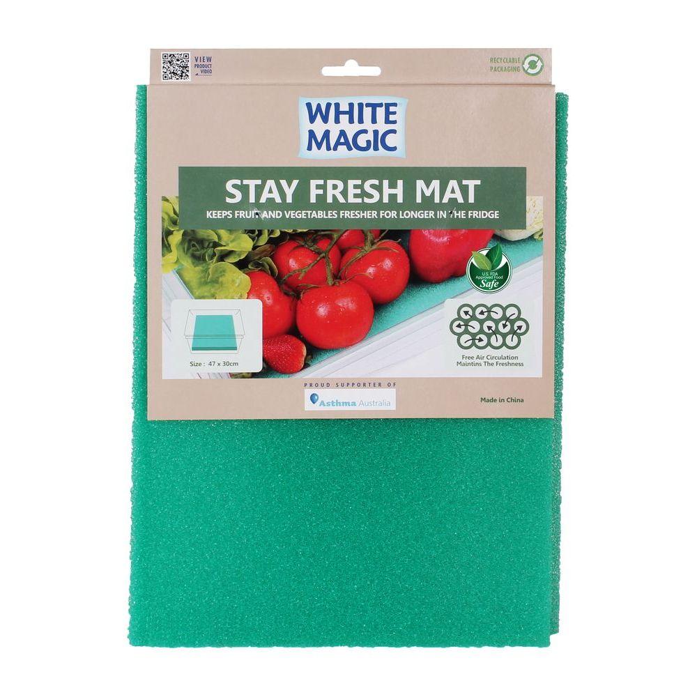 White Magic Stay Fresh Antibacterial Mat - Odor Control & Moisture Absorbing for Shoes, Gym Bags & Sports Gear - Perfect for Athletes & Active Lifestyles