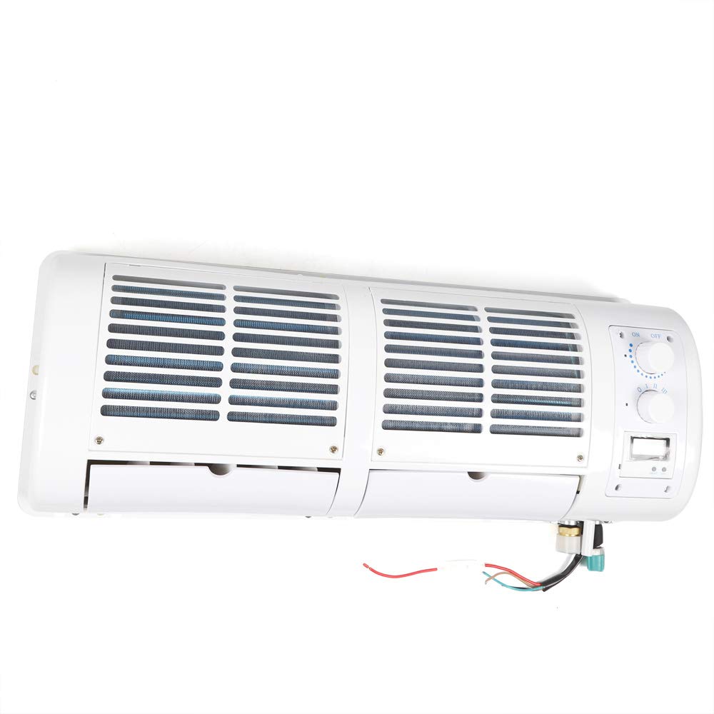 12V Universal Car Air Conditioner Fan - Wall Mounted Bus/Truck Evaporator Assembly (22525 BTU/H) - Automotive A/C Cooling System for Vehicles, Caravans & RVs - Perfect for Long Road Trips & Summer Travel