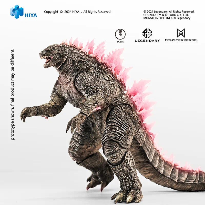 Pre-Order Hiya 7-Inch 18cm Godzilla Evolved Action Figure - Exquisite Basic Series from Godzilla x Kong: The New Empire - Perfect for Collectors, Display, and Movie-Themed Decor