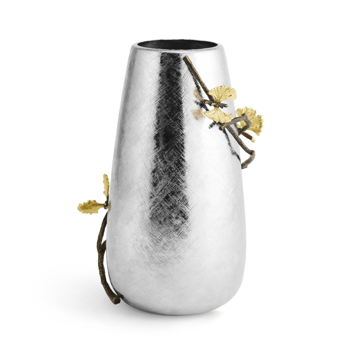 Elegant Butterfly Ginkgo Vase - Handmade Ceramic Flower Vase for Home Decor, Wedding Centerpiece & Gift Idea - Perfect for Living Room, Dining Table & Office Desk Decoration